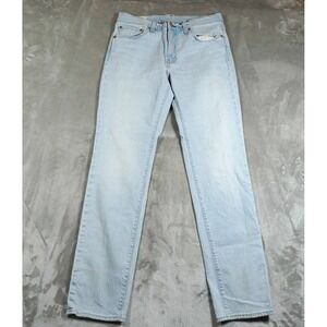 Levis 511 Premium Jeans Mens 30x30.5 Light Wash Slim Denim Cotton Distressed